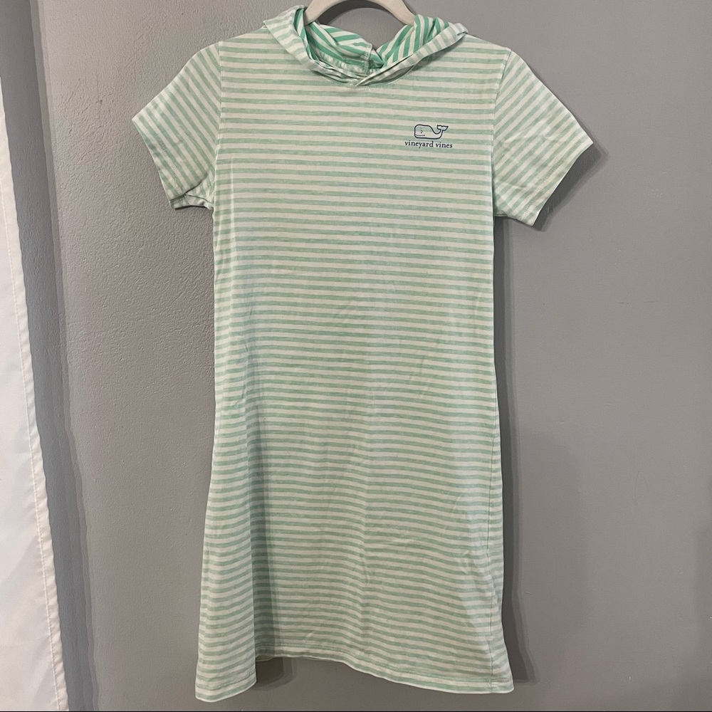 Vineyard Vines Hooded Striped T-shirt dress